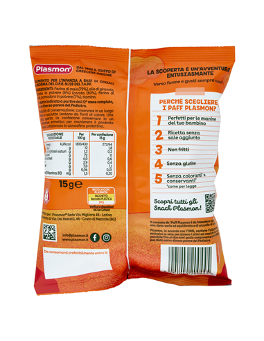 i Paff Carota e Pomodoro