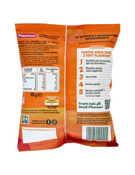 i Paff Carota e Pomodoro