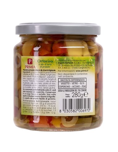 Ortoriso in olio di semi di girasole