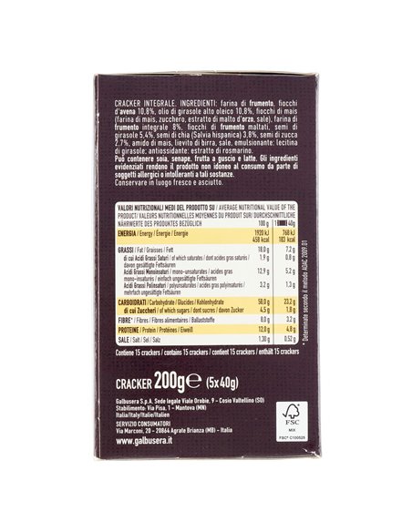 Il Cracker Che Non C'era Avena E Mix Di Semi