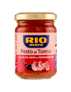 Pesto Al Tonno Con Olive Nere E Peperoncino