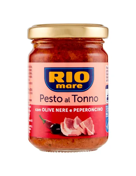 Pesto Al Tonno Con Olive Nere E Peperoncino