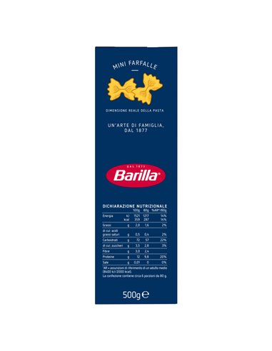 BARILLA – Mini farfalle Piccolini