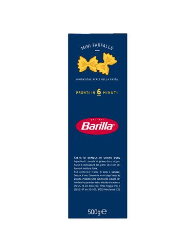 BARILLA – Mini farfalle Piccolini