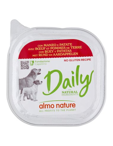 Alimento Per Cani Con Manzo E Patate