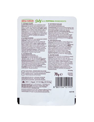 Bocconcini Per Gatti Con Tonno E Salmone