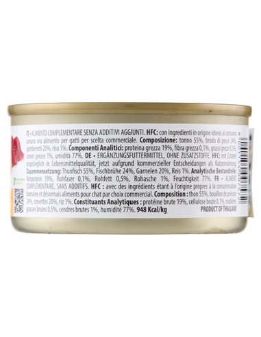 Alimento Per Gatti Tonno E Gamberetti