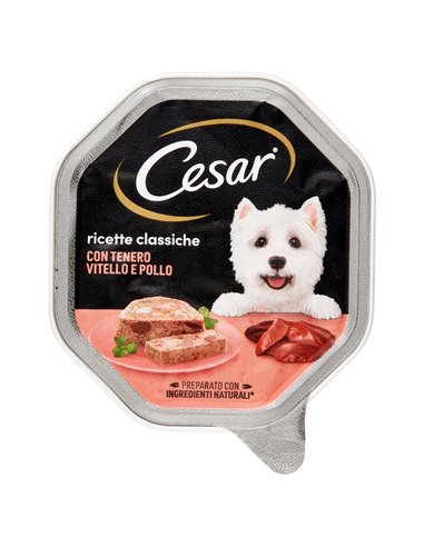 Paté Per Cani Con Vitello E Pollo