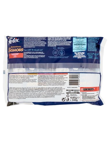 Sensations Sauces Con Tacchino Gusto Di Bacon, Con Manzo E Pomodoro