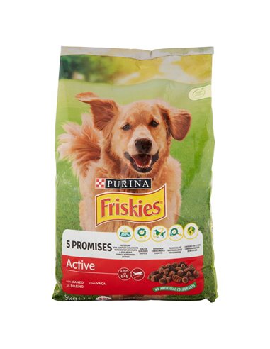 Alimento Per Cani Active Con Manzo