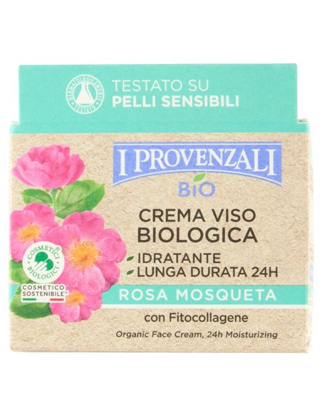 I Provenzali Crema viso 24h idratante bio