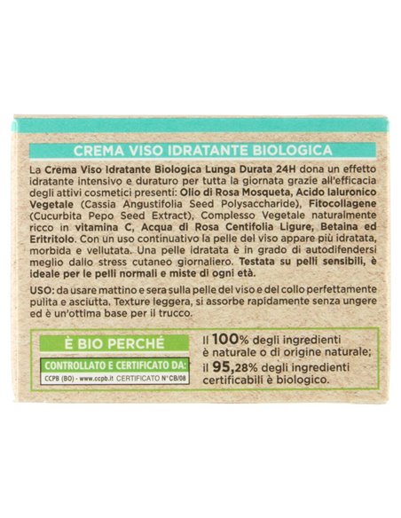I Provenzali Crema viso 24h idratante bio