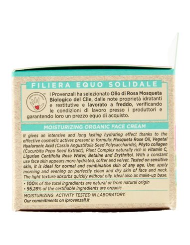 I Provenzali Crema viso 24h idratante bio