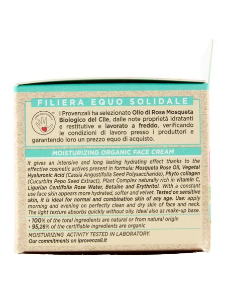 I Provenzali Crema viso 24h idratante bio