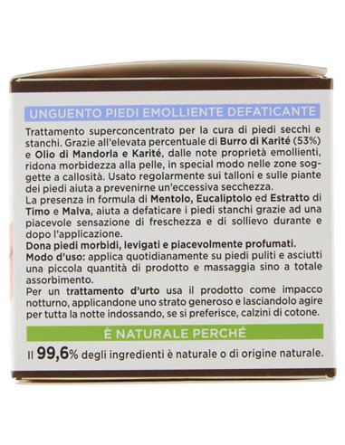 Unguento Piedi Al Karité