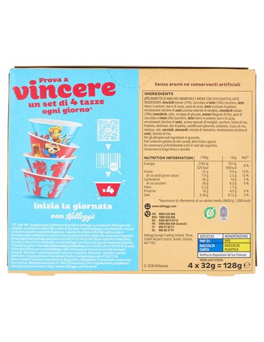 Barrette Mandorle E Cioccolato