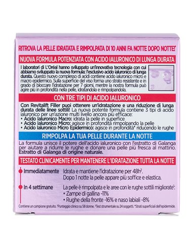 L'Oréal Paris Trattamento notte Revitalift Filler