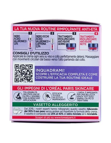 L'Oréal Paris Trattamento notte Revitalift Filler
