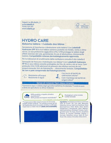 Labello Balsamo labbra Hydro Care