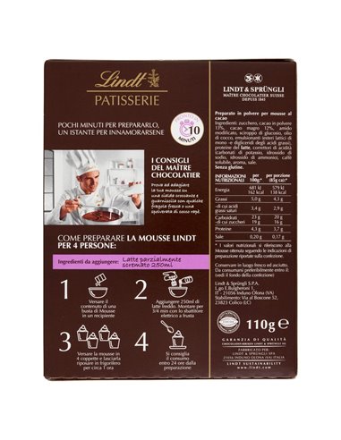 Lindt Patisserie Preparato per mousse al cioccolato