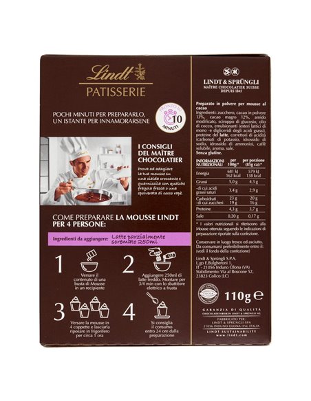 Lindt Patisserie Preparato per mousse al cioccolato
