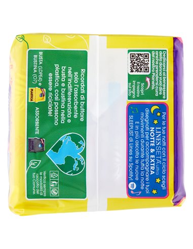 Lines Seta Assorbenti ultra lungo con ali