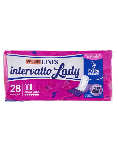 Lines Intervallo Lady Proteggislip ripiegati MaxiLong