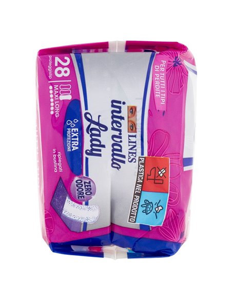 Lines Intervallo Lady Proteggislip ripiegati MaxiLong