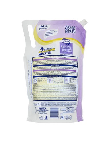 Ricarica Ecologica di Sapone Liquido Talco & Iris