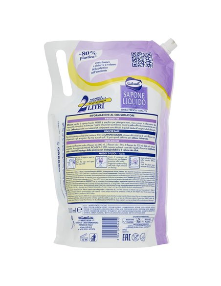 Ricarica Ecologica di Sapone Liquido Talco & Iris