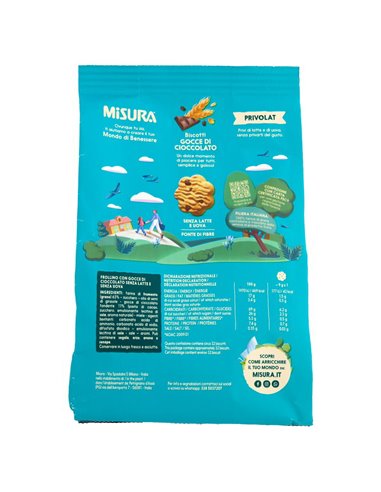 Biscotti con gocce di cioccolato Privolat