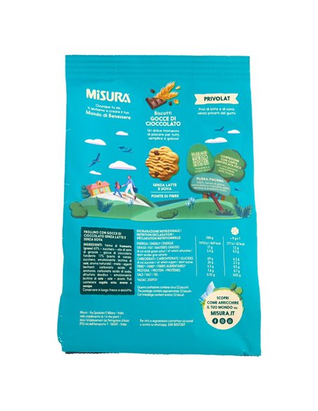 Biscotti con gocce di cioccolato Privolat