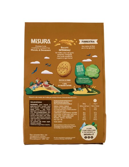 Biscotti integrali Fibrextra