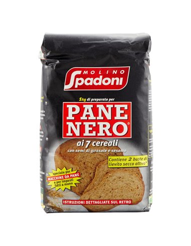 Preparato per pane nero ai 7 cereali
