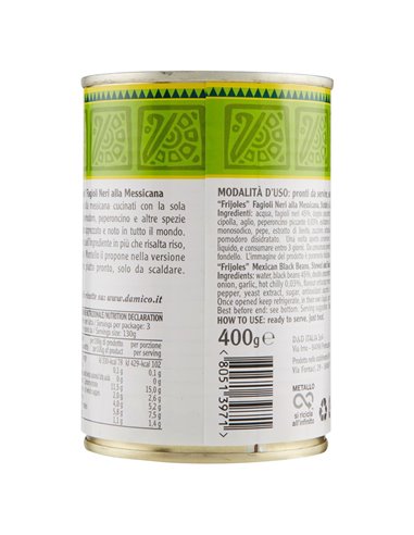 Fagioli neri alla messicana Frijoles