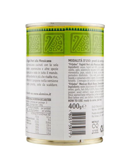 Fagioli neri alla messicana Frijoles