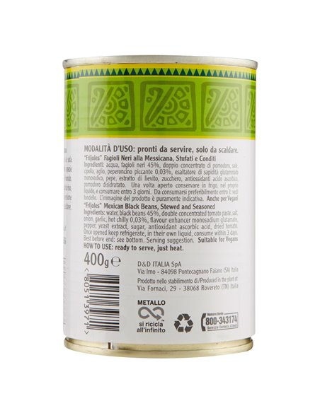 Fagioli neri alla messicana Frijoles