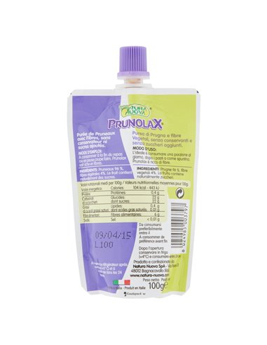 Frullato Di Prugna E Fibre Vegetali