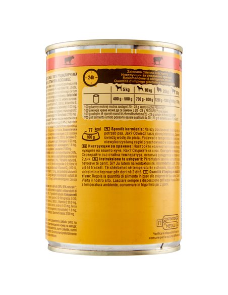 Cibo Umido Cane con Manzo