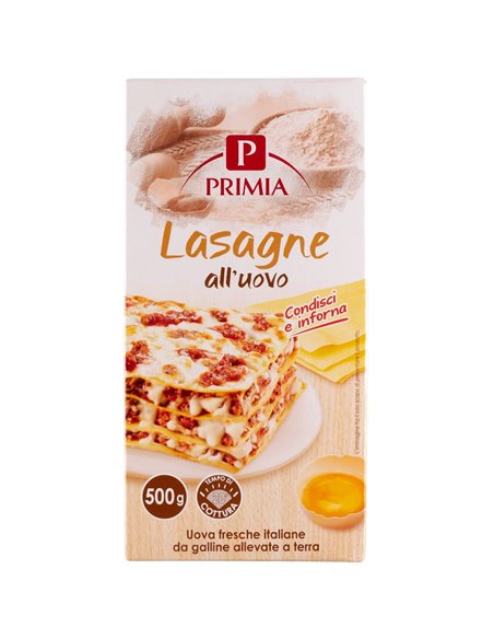 PRIMIA – Lasagne all'uovo