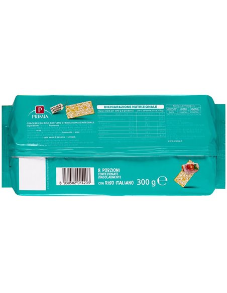 Crackers con riso soffiato