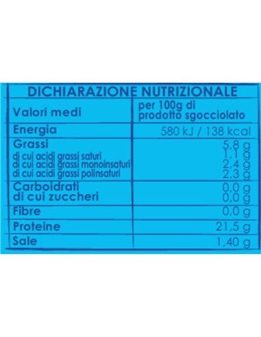 Filetti di salmone al Naturale