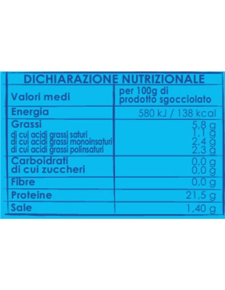 Filetti di salmone al Naturale