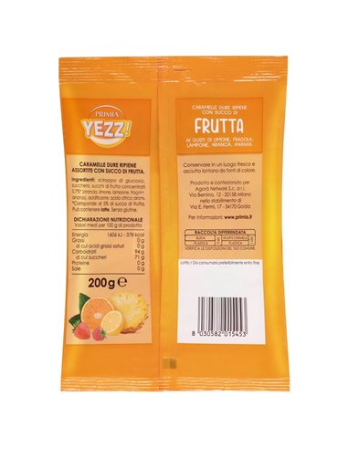 Caramelle Dure Ripiene Frutta