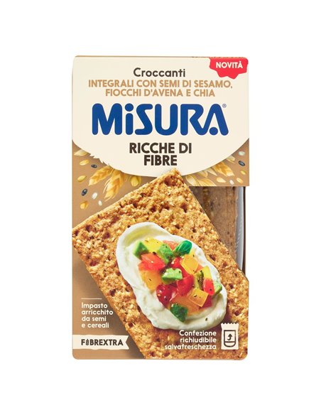 Croccanti Extra Con Semi Di Sesamo, Fiocchi D'avena E Chia
