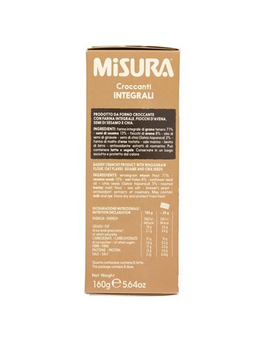 Croccanti Extra Con Semi Di Sesamo, Fiocchi D'avena E Chia