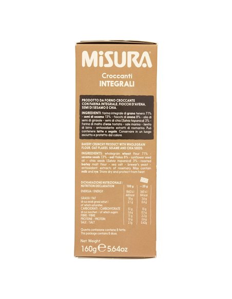 Croccanti Extra Con Semi Di Sesamo, Fiocchi D'avena E Chia