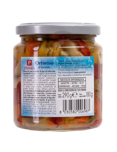 Ortoriso al naturale