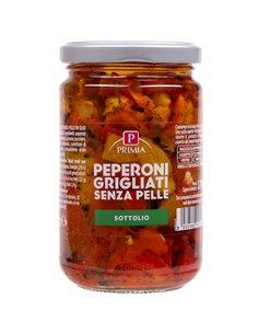 Peperoni grigliati senza pelle