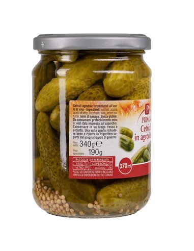 Cetrioli in agrodolce